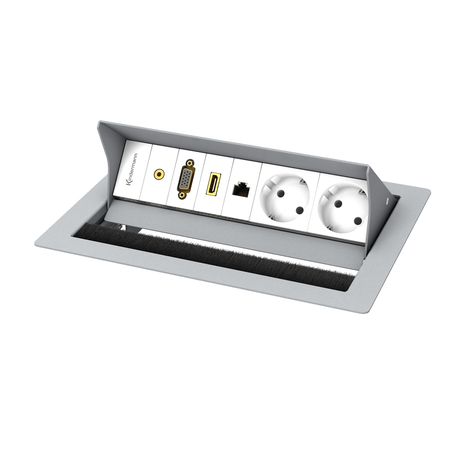 CablePort standard² 4-fach, 2 x Strom