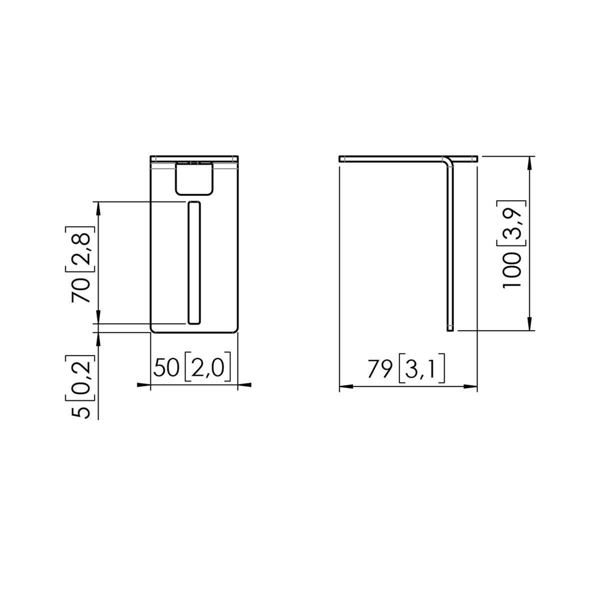 RISE A121 Soundbar-Halterung schwarz