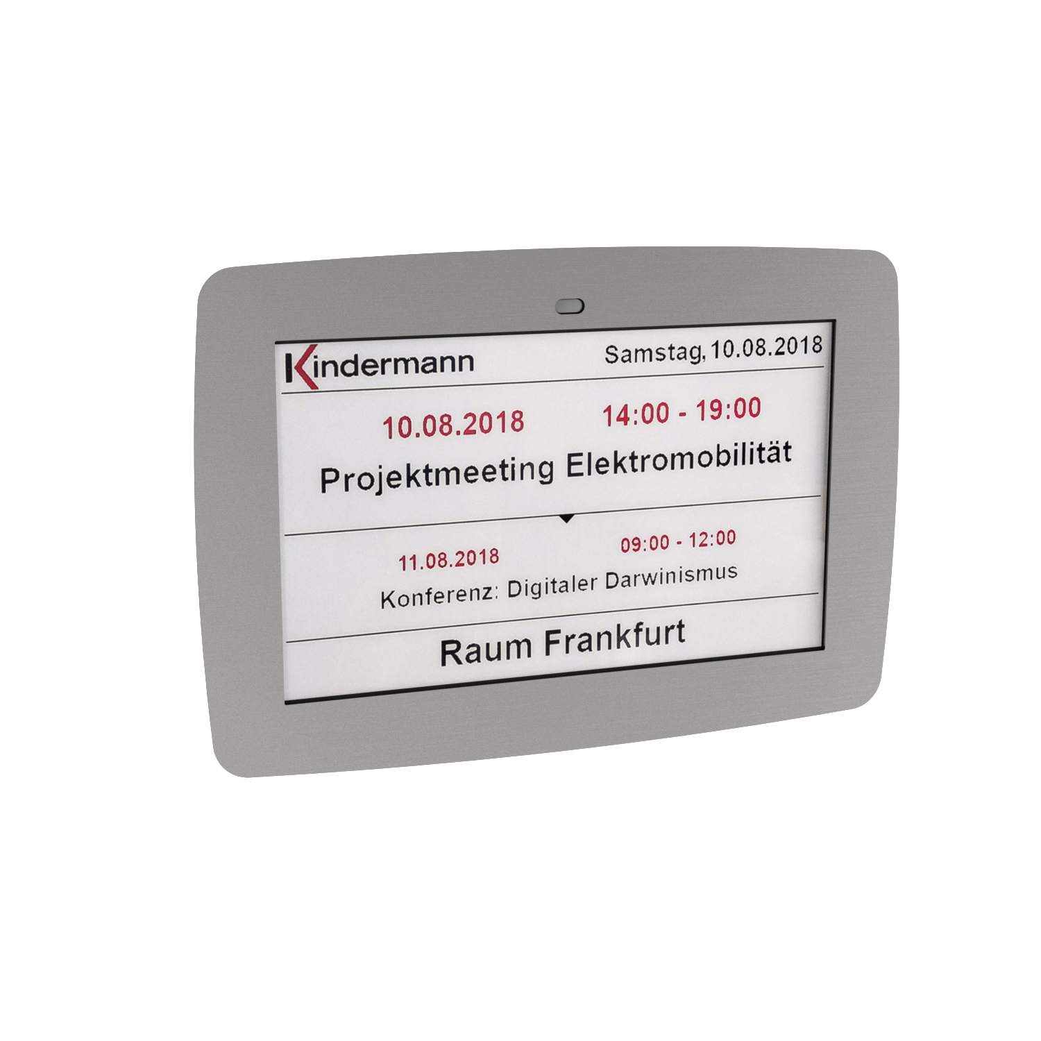 Doorsign eInk 7,4 mit Edelstahlrahmen