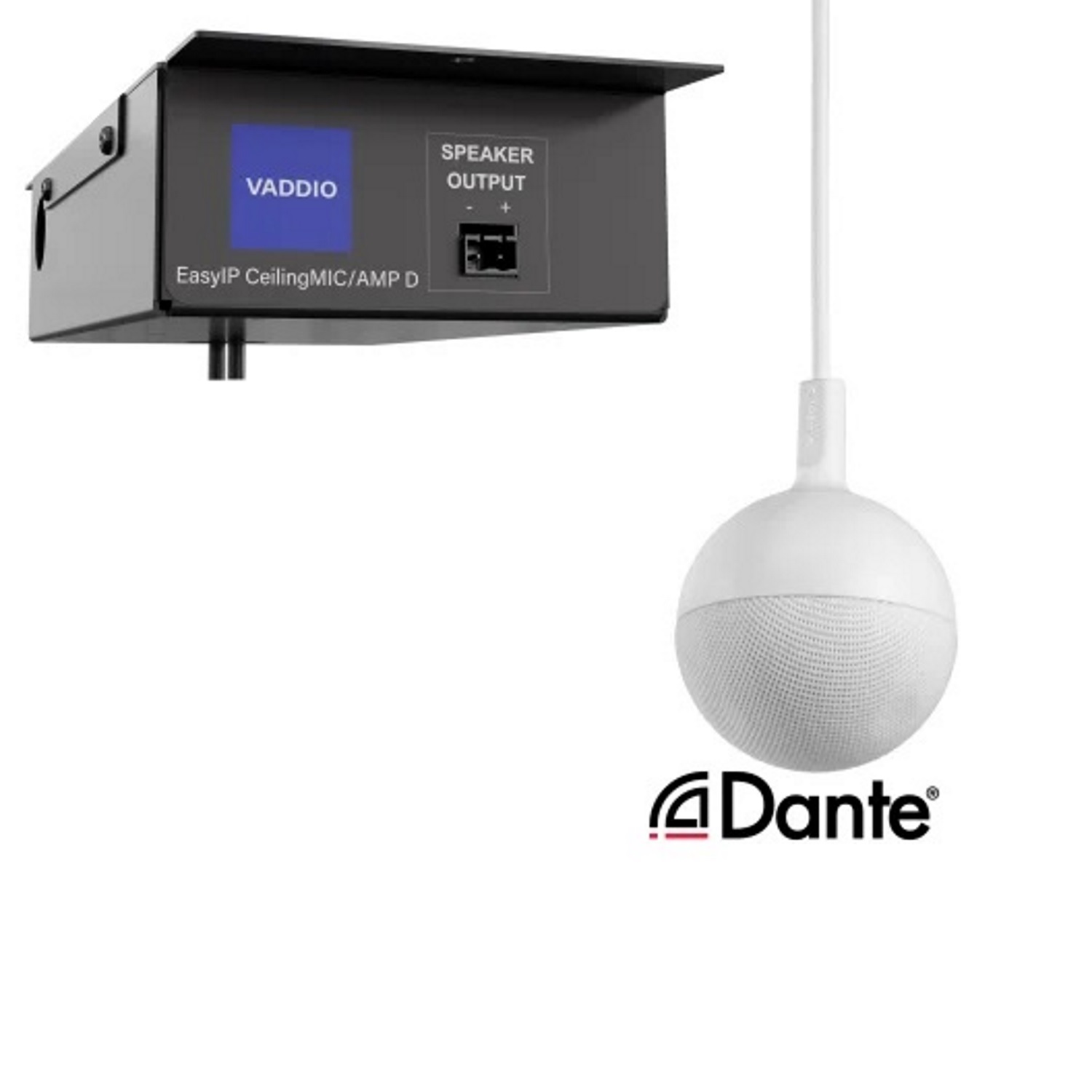 Vaddio EasyIP CeilingMIC/AMP D weiß