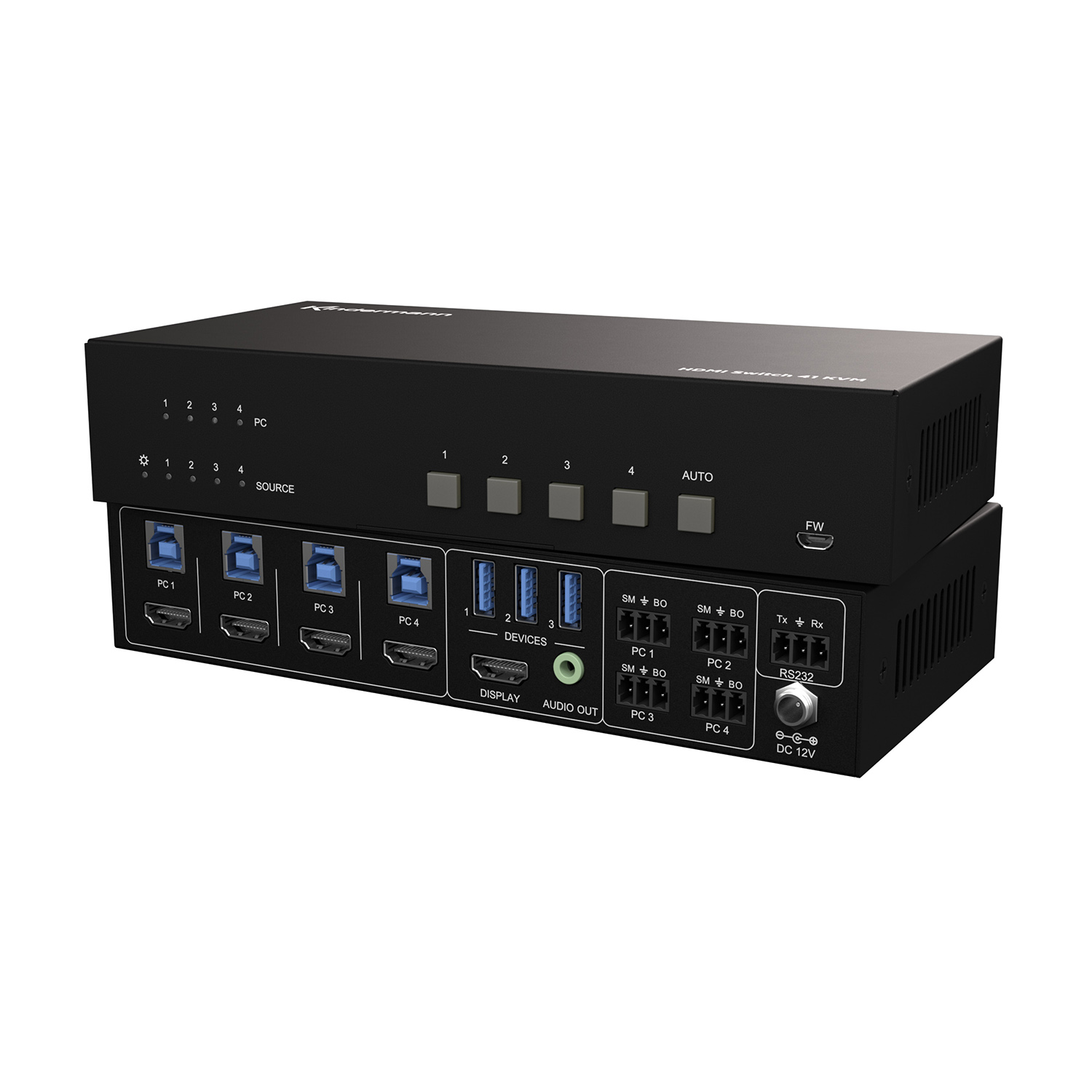 Kindermann HDMI Switch 41 4K60 KVM