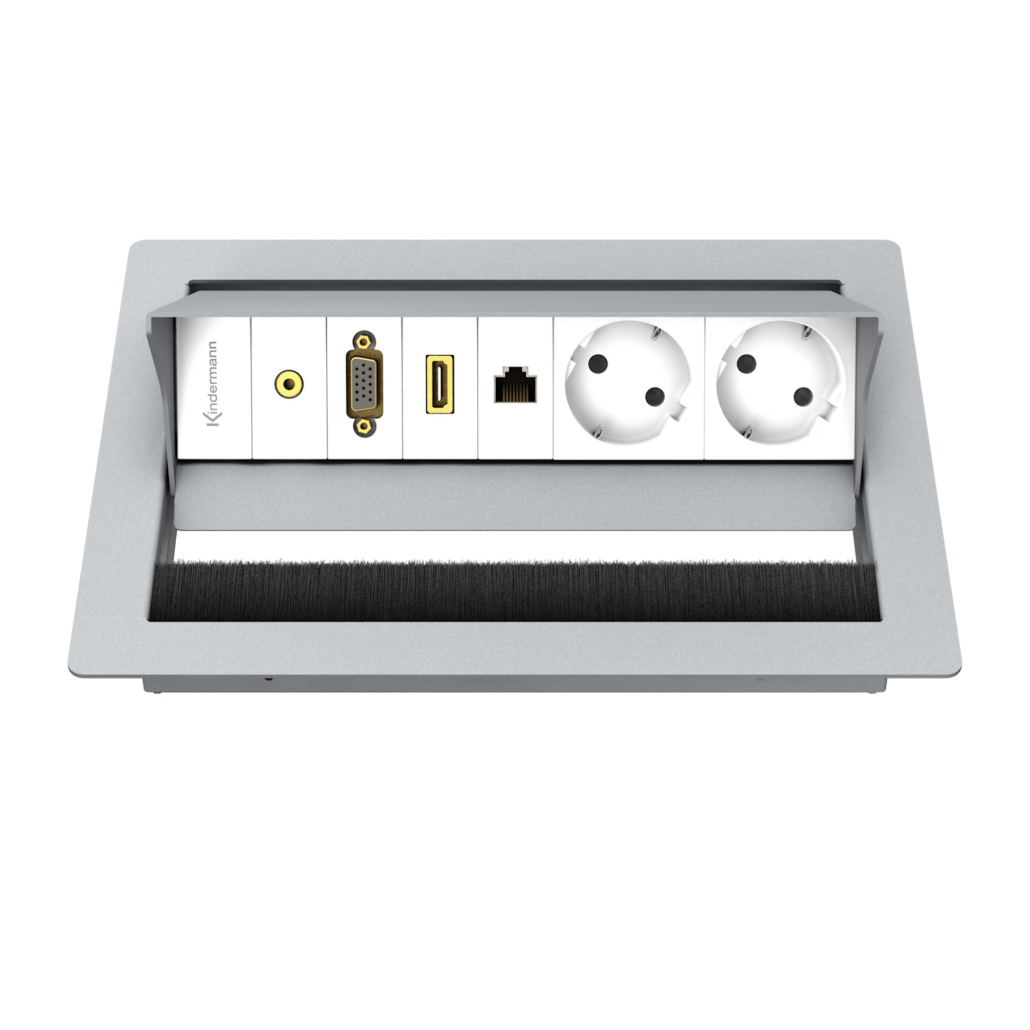 CablePort standard² 4-fach, 2 x Strom