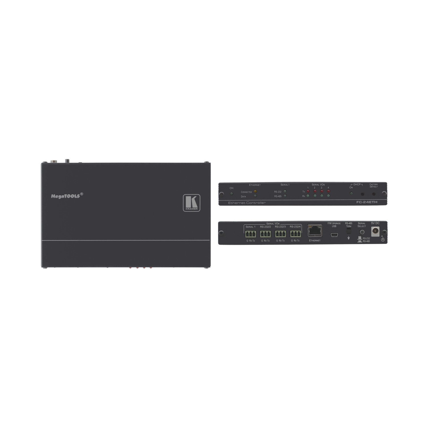 FC-24ETH 4-Port-Serial Steuer-Gateway