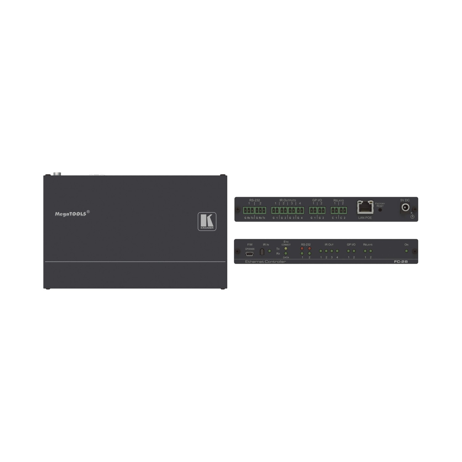 FC-28 Wandler Ethernet in seriell PoE